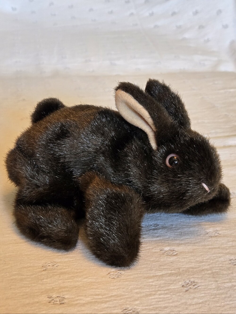 Folkmanis Puppets Brown Plush Bunny Rabbit Stuffed Animal